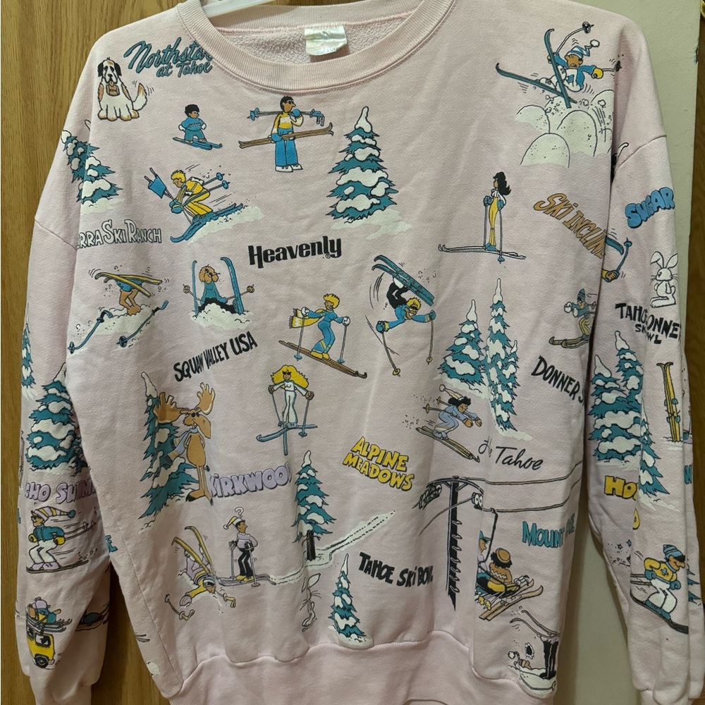VINTAGE SKI CREWNECK